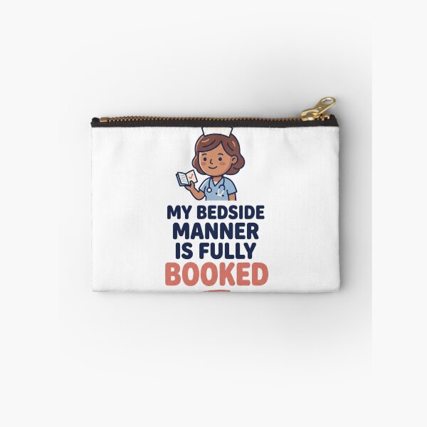 Item preview, Funny Nurse Shirt - Bedside Manner Fully Booked - Gift designed and sold by Harlo.co.