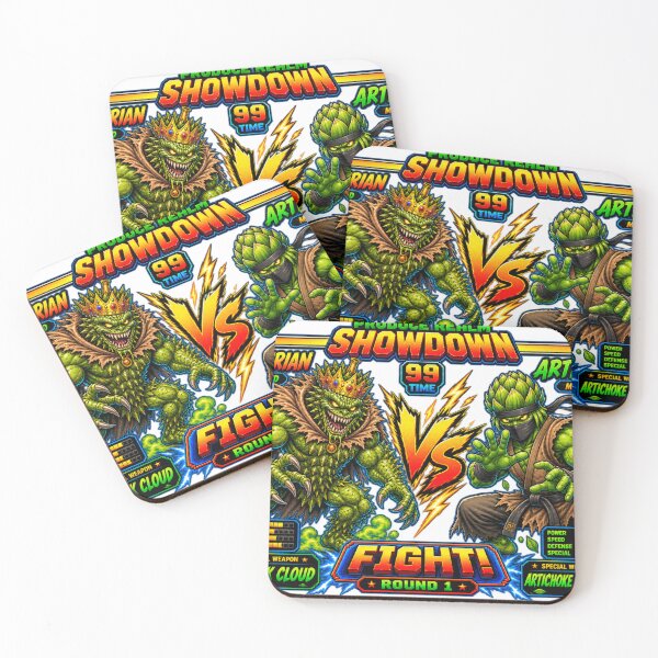 Item preview, Artie Choke vs King Durian Produce Realm Showdown designed and sold by Fort Chiswell Trading Company.