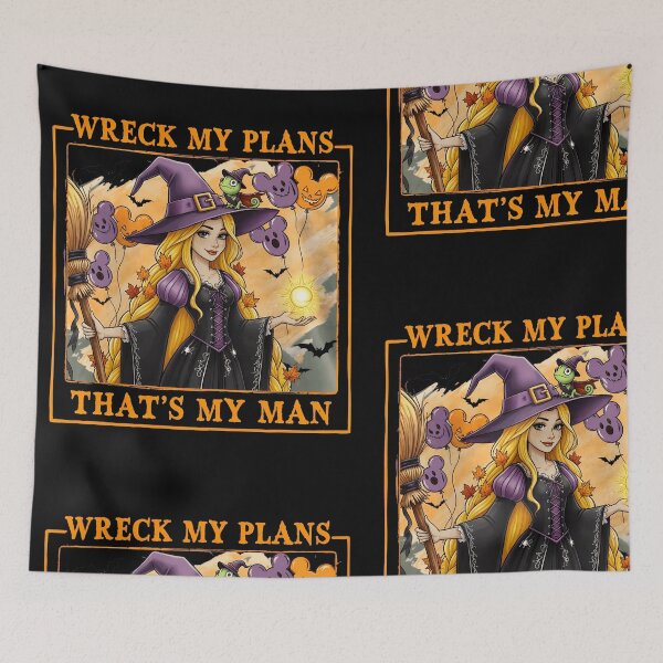 Item preview, Witch Halloween Chaos Wreck My Plans Funny Design designed and sold by ThomasWil51506.