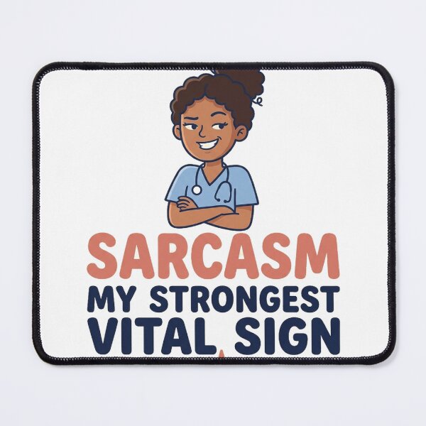 Item preview, Funny Nurse Shirt - Sarcasm My Strongest Vital Sign designed and sold by Harlo.co.