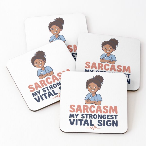 Item preview, Funny Nurse Shirt - Sarcasm My Strongest Vital Sign designed and sold by Harlo.co.