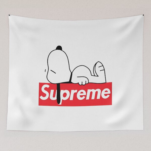 Item preview, Lazy Snoopy Red Box Logo Supremepy designed and sold by Ayoyoyoya.