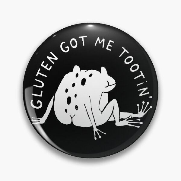 Item preview, Gluten Got Me Tootin’ Funny Frog Fart Meme designed and sold by artworkathome.