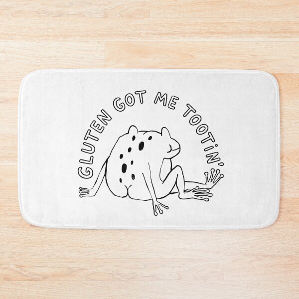 Item preview, Gluten Got Me Tootin’ Funny Frog Fart Meme designed and sold by artworkathome.