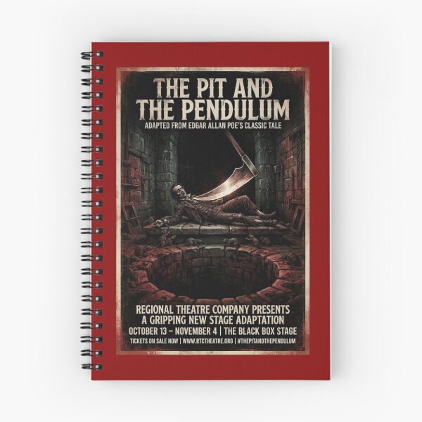 Item preview, Theatrical Poster for Edgar Allan Poe's The Pit and the Pendulum designed and sold by Halifaxartguy.