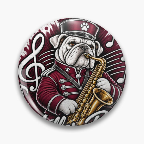 Item preview, ? Waller Band Bulldog – Saxophone Design designed and sold by ShopMAMAKIN.