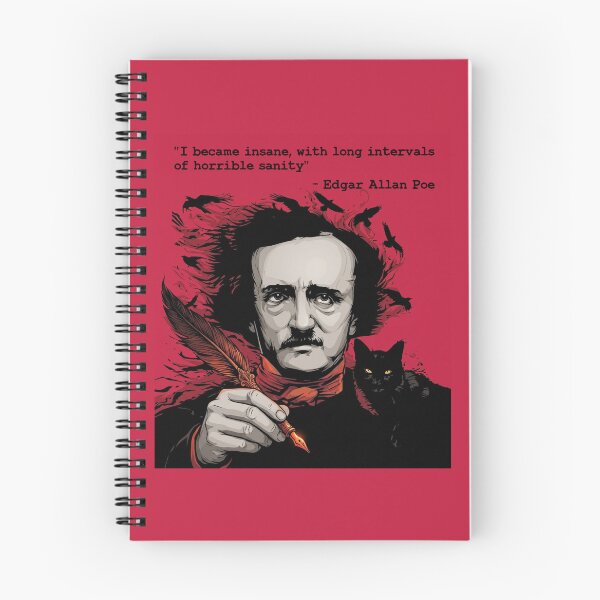 Item preview, Edgar Allan Poe Quote I became insane  designed and sold by aponwao.