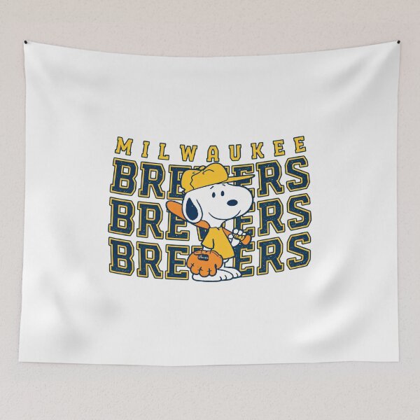 Item preview, Milwaukee Brewers Snoopy Ball designed and sold by Ayoyoyoya.