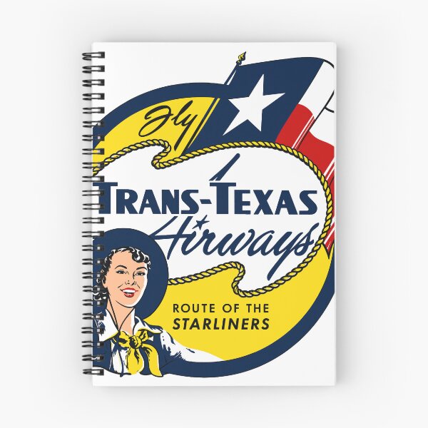 Item preview, Trans-Texas Airways Retro Logo – Route of the Starliners Vintage Airline Design designed and sold by RetroAviation.