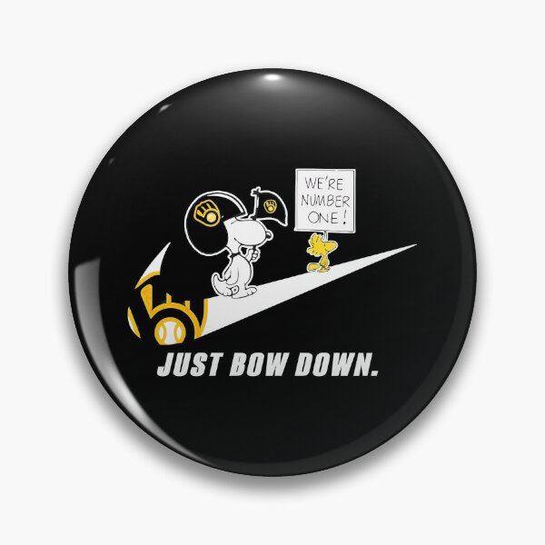 Item preview, Snoopy Milwaukee Brewers Just bow Down designed and sold by Ayoyoyoya.