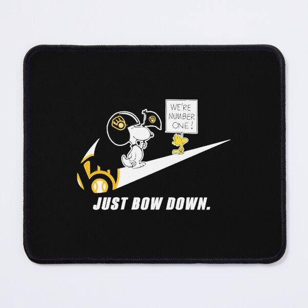 Item preview, Snoopy Milwaukee Brewers Just bow Down designed and sold by Ayoyoyoya.