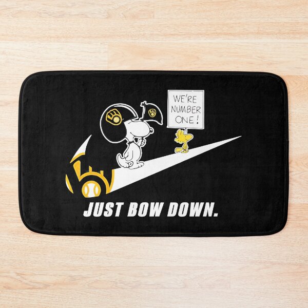 Item preview, Snoopy Milwaukee Brewers Just bow Down designed and sold by Ayoyoyoya.
