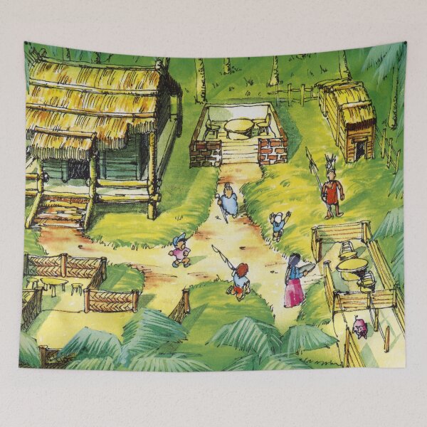 Item preview, StarTropics Village Scene designed and sold by Now Loading....