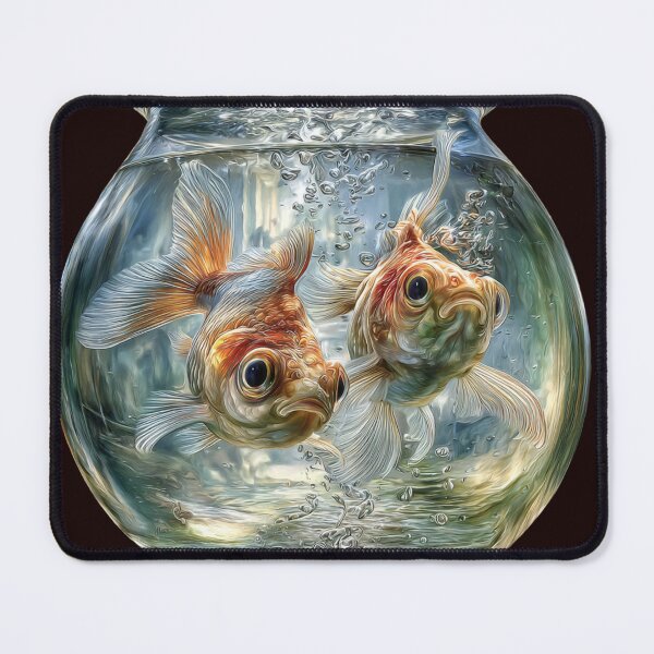 Item preview, Goldfish in Glass Bowl designed and sold by ljgift.