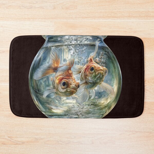 Item preview, Goldfish in Glass Bowl designed and sold by ljgift.