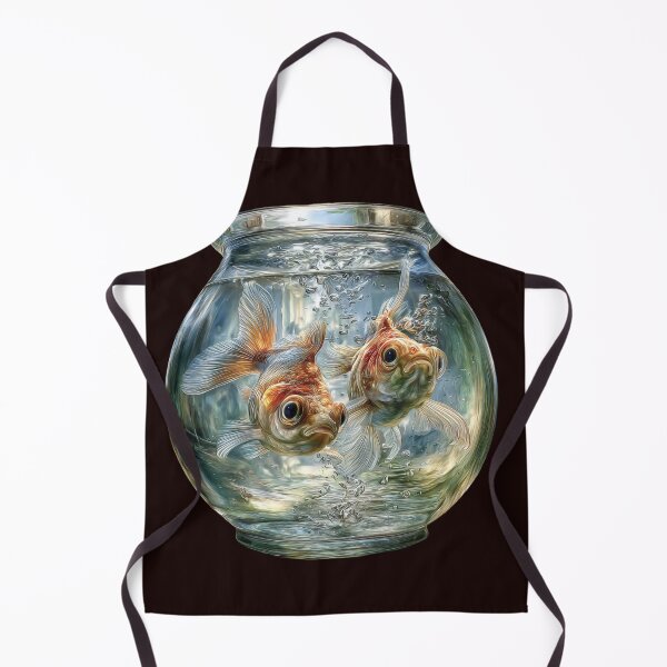 Item preview, Goldfish in Glass Bowl designed and sold by ljgift.