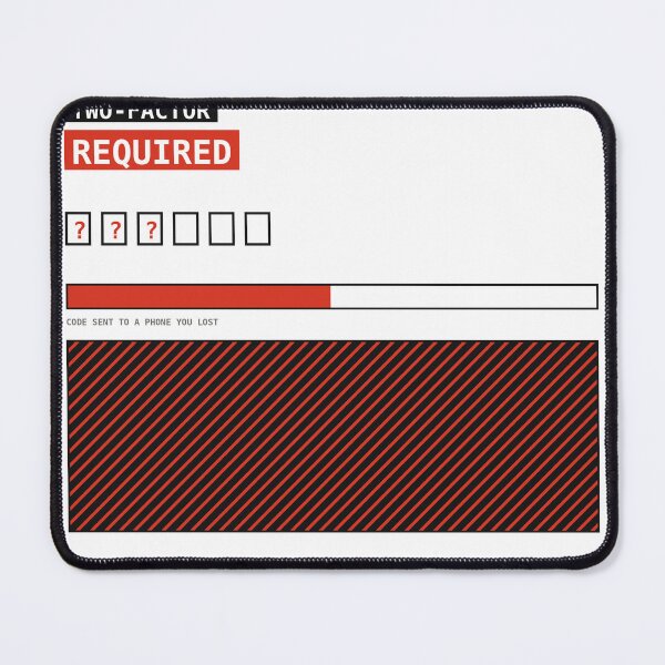 Item preview, Two Factor Auth Required Sticker designed and sold by PlusScanner.