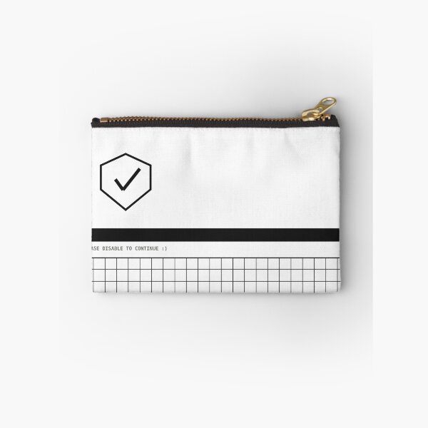 Item preview, Adblocker Detected Never Sticker designed and sold by PlusScanner.