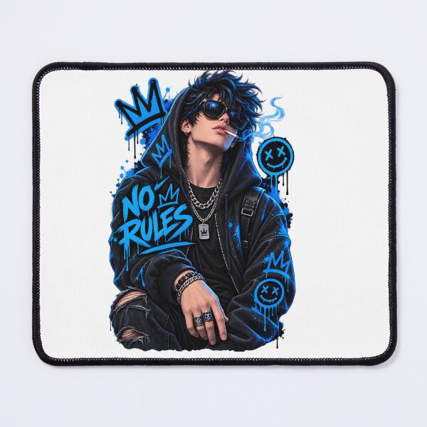 Item preview, No Rules Neon Bad Boy Streetwear Graffiti Art designed and sold by TinyWeird.