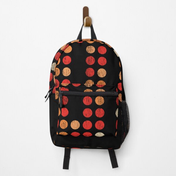 Item preview, Red Orange Warm Circle Dot Grid designed and sold by kjanedesigns ⭐ ⭐ ⭐ ⭐ ⭐.