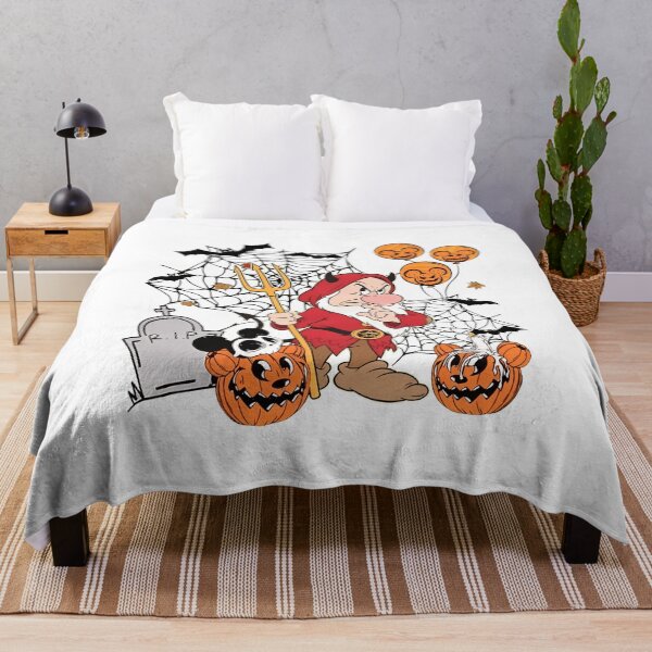 Item preview, Spooky Halloween Devil Gnome Pumpkin Party Illustration designed and sold by DonaldCur41428.