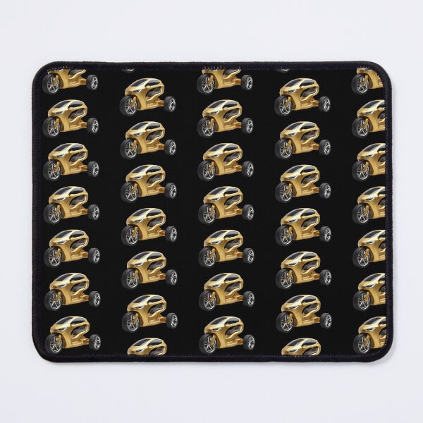 Item preview, Gold tricycle Tesla polarized glass vehicle designed and sold by C3R0.