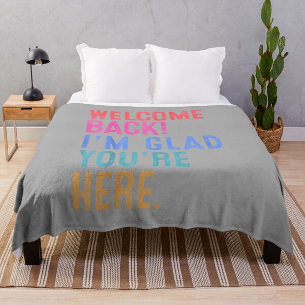 Item preview, Back to School Teacher Welcome Back I'm Glad You're Here designed and sold by ArleneRowe.