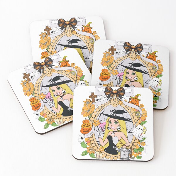 Item preview, Spooky Halloween Witch Girl Floral Gothic Design designed and sold by MatthewCo20362.