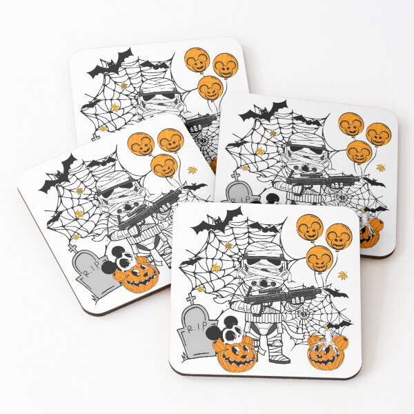Item preview, Spooky Mummy Stormtrooper Halloween Pumpkin Artwork designed and sold by ErinPeter46320.