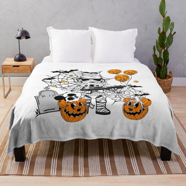 Item preview, Spooky Mummy Stormtrooper Halloween Pumpkin Artwork designed and sold by ErinPeter46320.