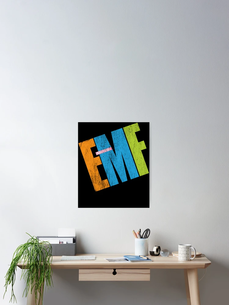 Thumbnail 2 of 3, Poster, Diagonal Block Letters designed and sold by RunThere.
