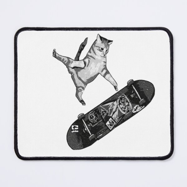 Item preview, Cat Skateboard Jump designed and sold by Art_Redbel.