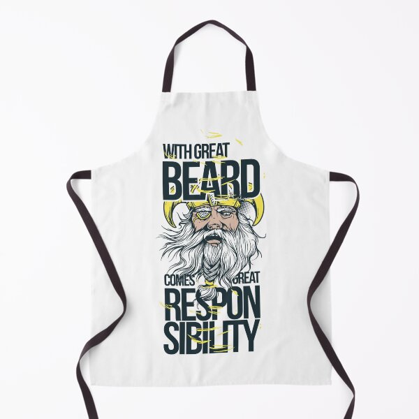 Item preview, Great Beard Great Responsibility Viking Design designed and sold by NovaCutCrafts.