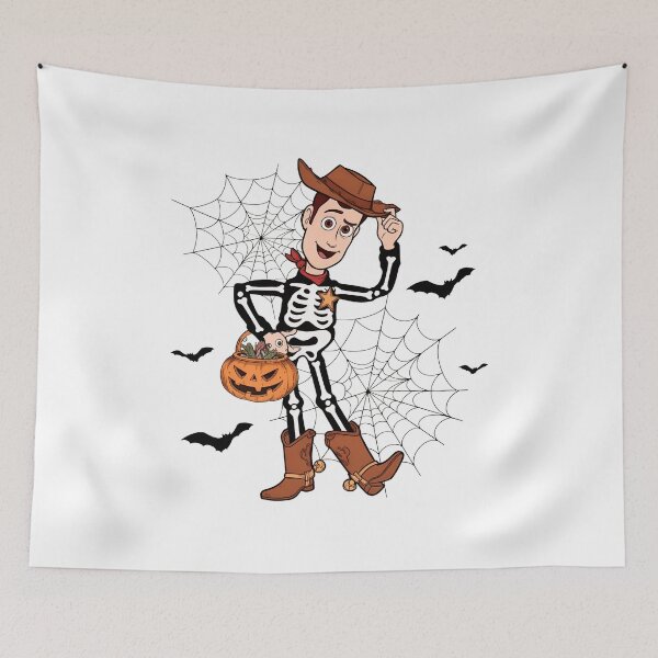 Item preview, Spooky Cowboy Skeleton Halloween Pumpkin Adventure designed and sold by NicoleBai12317.