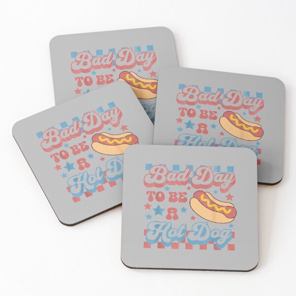 Item preview, Bad Day to Be A Hot Dog Funny BBQ Grilling 4th of July men designed and sold by ArleneRowe.
