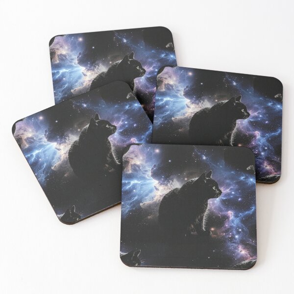 Item preview, Cosmic pattern cat nebula space designed and sold by Mystic-Art-2.