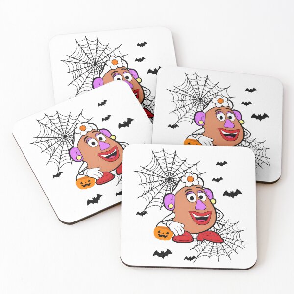 Item preview, Cute Halloween Potato Character With Spiderwebs And Bats designed and sold by Christine79163.