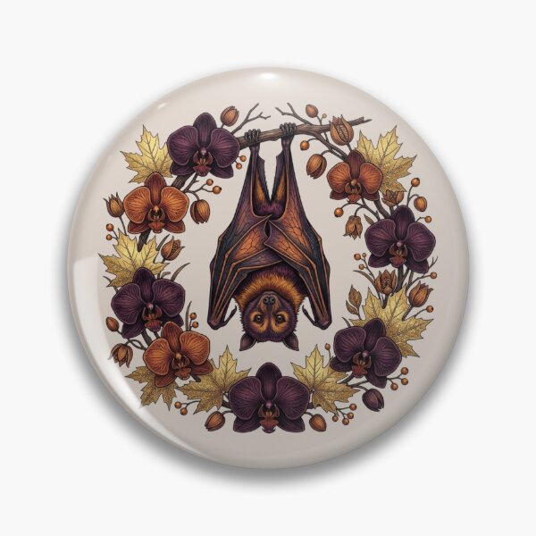 Artikelvorschau, Herbst Halloween Flughund Fledermaus entworfen und verkauft von BirdsnStuff.