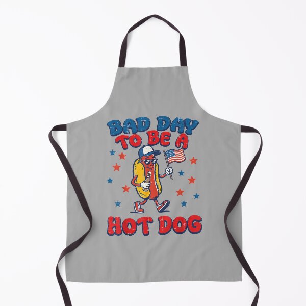 Item preview, Bad Day to Be Hotdog US Flag Funny 4th of July Men Women Kid designed and sold by ArleneRowe.