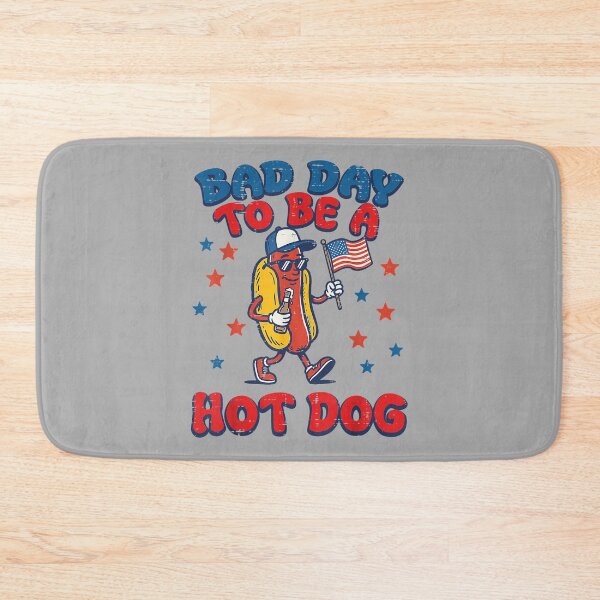 Item preview, Bad Day to Be Hotdog US Flag Funny 4th of July Men Women Kid designed and sold by ArleneRowe.