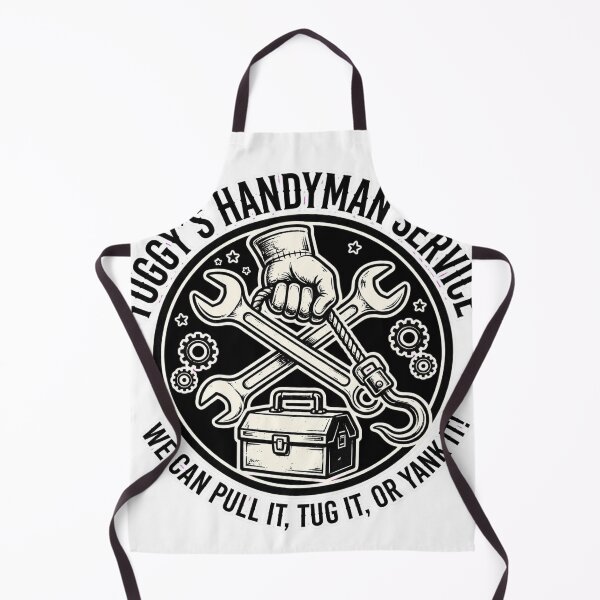 Item preview, Tuggy's Handyman Services Funny Handyman Logo designed and sold by Fort Chiswell Trading Company.