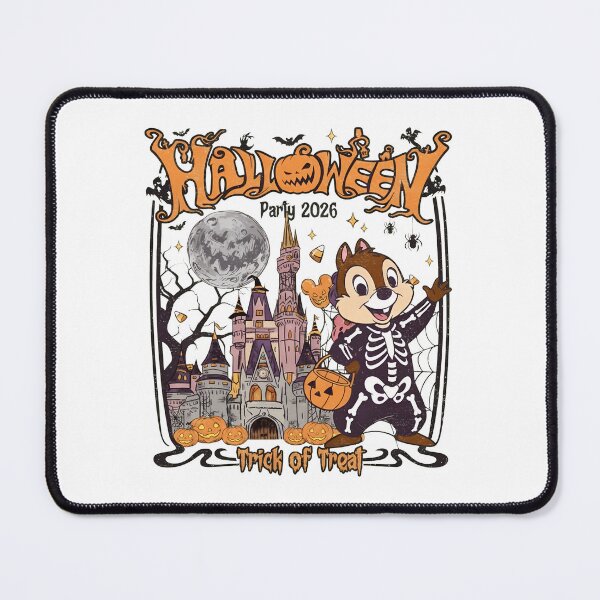 Item preview, Spooky Halloween Castle Raccoon Skeleton Trick Treat designed and sold by Christoph50508.