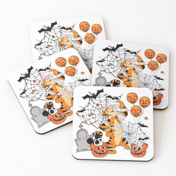 Item preview, Spooky Halloween Tiger Mummy Pumpkin Party Illustration designed and sold by RyanPerki88178.