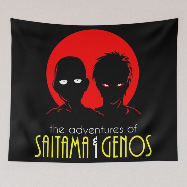 Item preview, The Adventures of Saitama & Genos – Classic Comic Parody designed and sold by BravenBold.