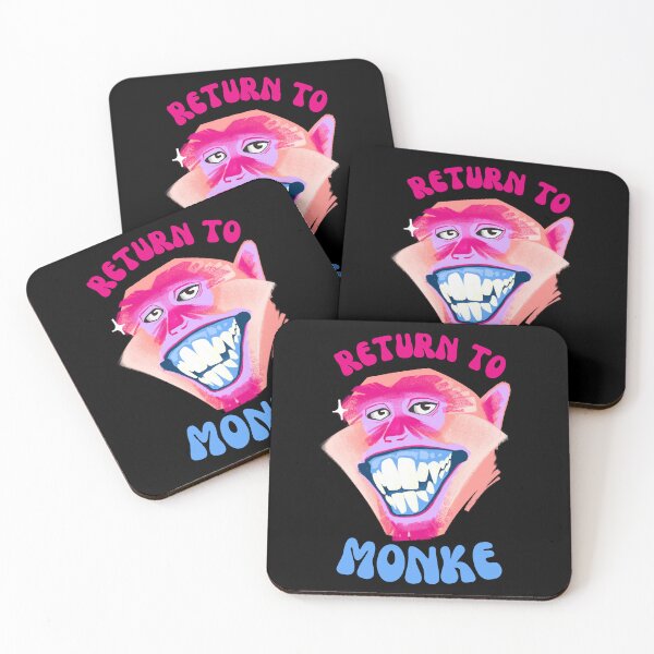Item preview, Return to Monke, Reject Humanity Meme designed and sold by InkyGenies.