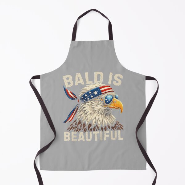 Item preview, Bald is Beautiful 4th of July Independence Day Bald Eagle designed and sold by ArleneRowe.