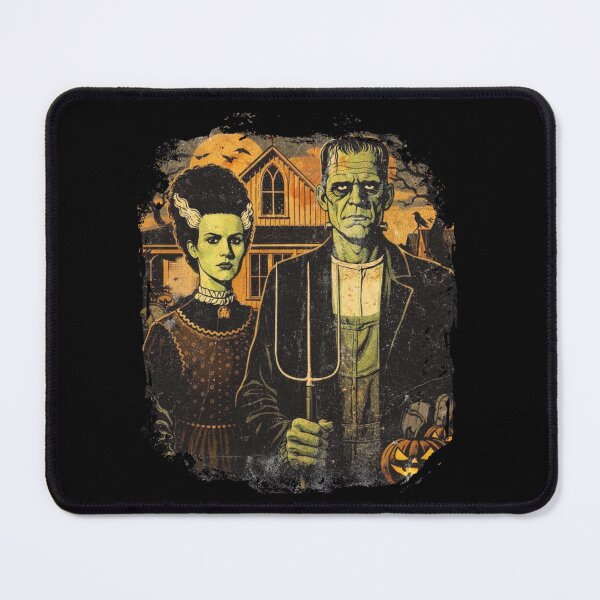 Item preview, American Gothic Halloween Frankenstein designed and sold by Nacho Average Designs.