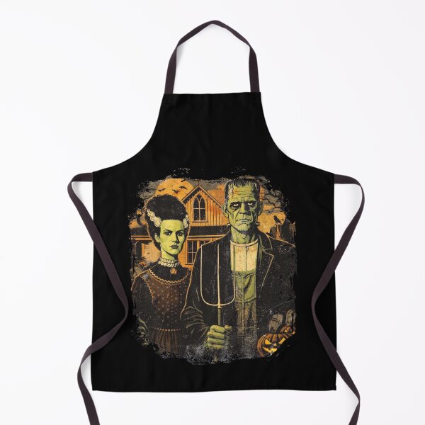 Item preview, American Gothic Halloween Frankenstein designed and sold by Nacho Average Designs.