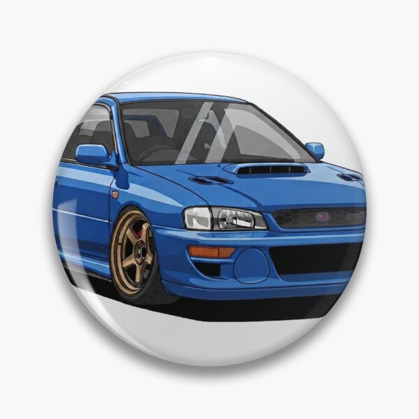 Item preview, Subaru WRX STi 22B Cartoon designed and sold by ToonMyRide.