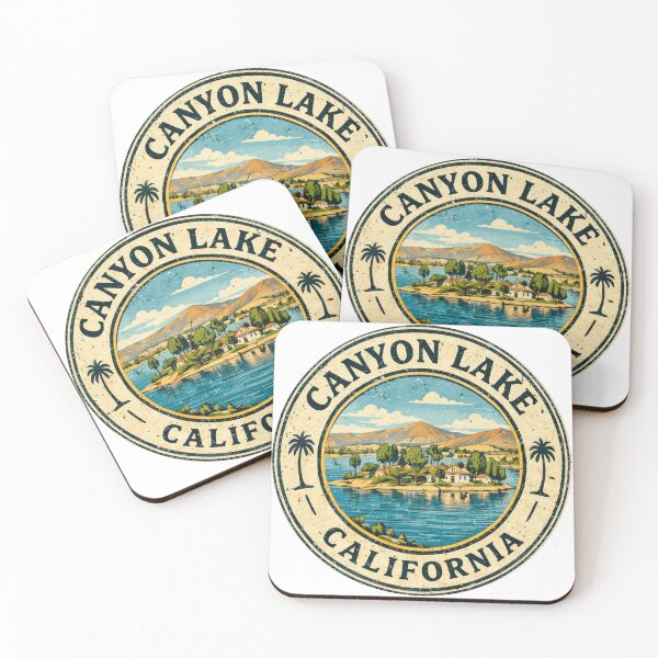 Aperçu de l'œuvre Emblème de Canyon Lake, Californie créée et vendue par vectcd.